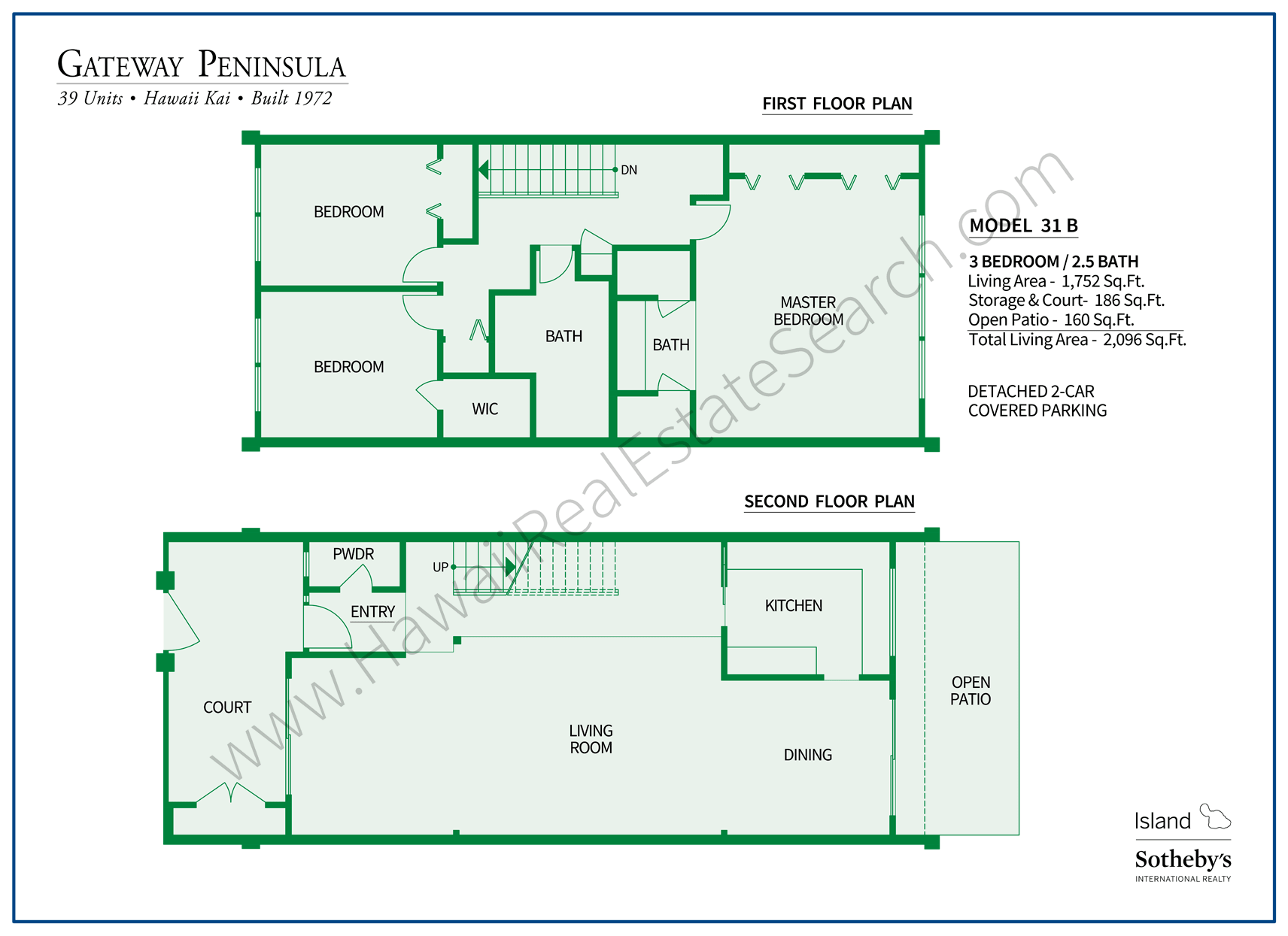Gateway Peninsula Floor Plan 31B